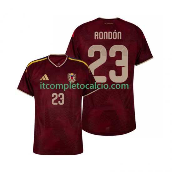 Maglia Venezuela Salomon Rondon 23 Divisa Home 2026 Manica Corta ,Uomo