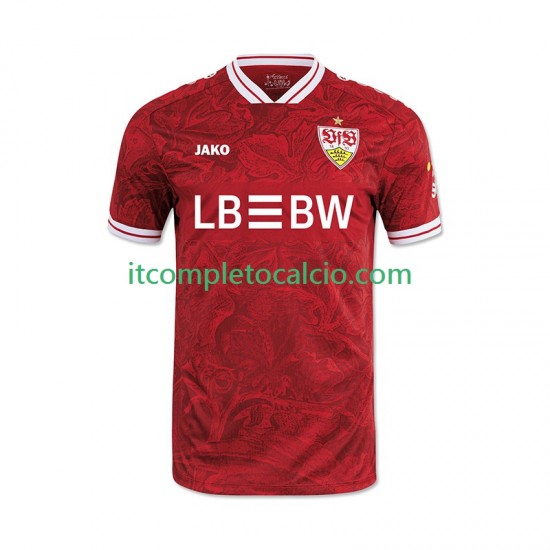 Maglia VfB Stuttgart Divisa Away 2025-2026 Manica Corta ,Uomo