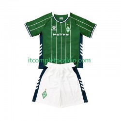 Maglia Werder Bremen Divisa Home 2025-2026 Manica Corta ,Bambino