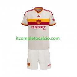 Maglia AS Roma Divisa Away 2026-2027 Manica Corta ,Bambino