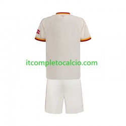 Maglia AS Roma Divisa Away 2026-2027 Manica Corta ,Bambino