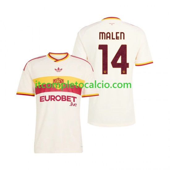 Maglia AS Roma Donyell Malen 14 Divisa Away 2026-2027 Manica Corta ,Uomo