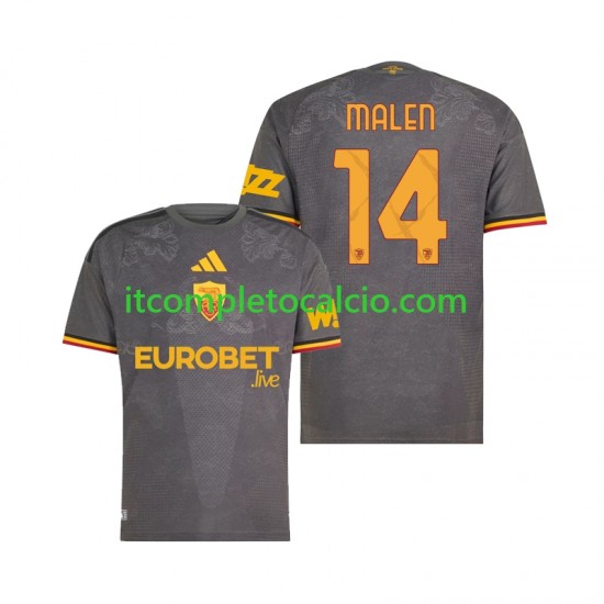 Maglia AS Roma Donyell Malen 14 Terza Divisa 2026-2027 Manica Corta ,Uomo