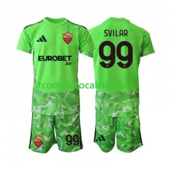 Maglia AS Roma Mile Svilar 99 Portiere Divisa Home 2026-2027 Manica Corta ,Bambino Maglia AS Roma Mile Svilar 99 Portiere Divisa Home 2026-2027 Manica Corta ,Bambino