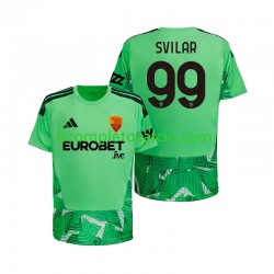 Maglia AS Roma Mile Svilar 99 Portiere Divisa Home 2026-2027 Manica Corta ,Uomo Maglia AS Roma Mile Svilar 99 Portiere Divisa Home 2026-2027 Manica Corta ,Uomo