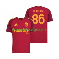 Maglia AS Roma Rodrigo Mora 86 Divisa Home 2026-2027 Manica Corta ,Uomo