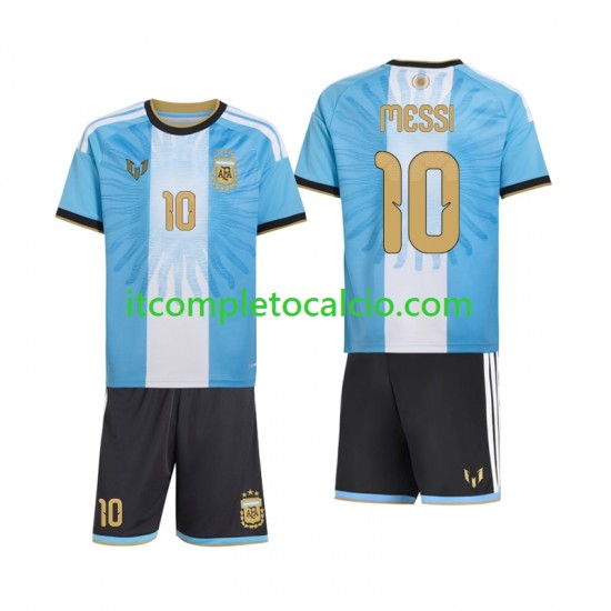 Maglia Argentina Lionel Messi 10 Special Divisa Home 2026-2027 Manica Corta ,Bambino