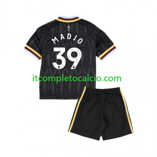 Maglia Aston Villa Brian Madjo 39 Divisa Away 2026-2027 Manica Corta ,Bambino