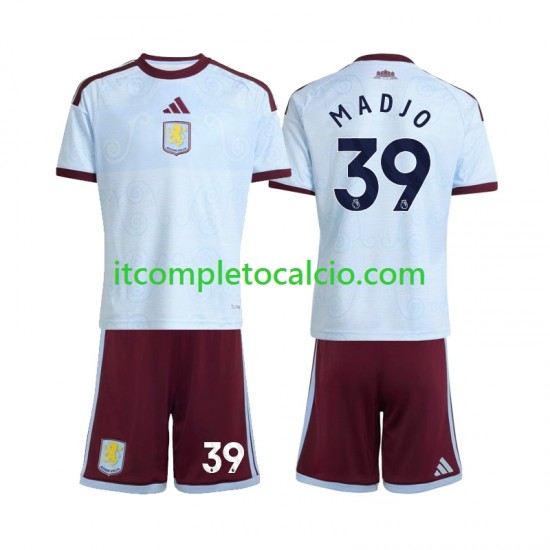 Maglia Aston Villa Brian Madjo 39 Terza Divisa 2026-2027 Manica Corta ,Bambino