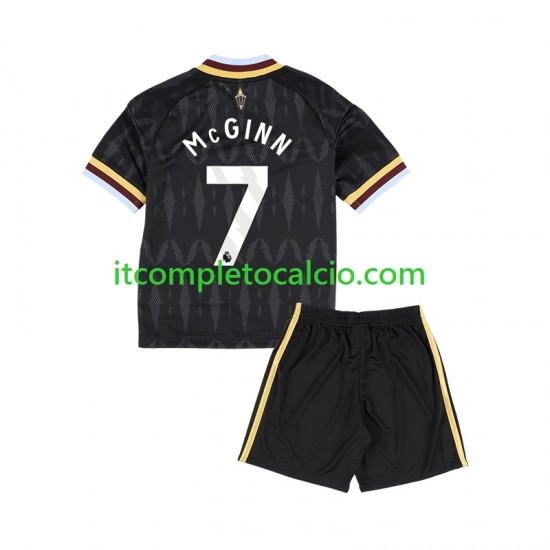 Maglia Aston Villa John McGinn 7 Divisa Away 2026-2027 Manica Corta ,Bambino