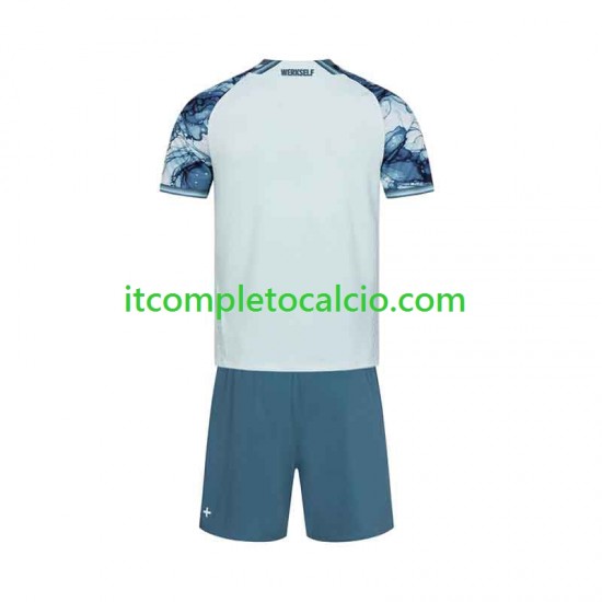 Maglia Bayer 04 Leverkusen Divisa Away 2026-2027 Manica Corta ,Bambino