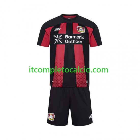 Maglia Bayer 04 Leverkusen Divisa Home 2026-2027 Manica Corta ,Bambino