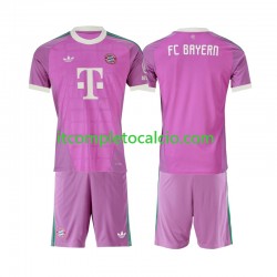 Maglia FC Bayern München Portiere Terza Divisa 2026-2027 Manica Corta ,Bambino