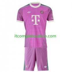 Maglia FC Bayern München Portiere Terza Divisa 2026-2027 Manica Corta ,Bambino