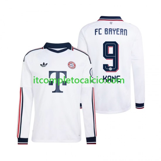 Maglia FC Bayern München Harry Kane 9 Divisa Away 2026-2027 Manica Lunga ,Uomo