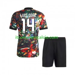 Maglia FC Bayern München Luis Diaz 14 Oktoberfest Divisa Home 2026-2027 Manica Corta ,Bambino