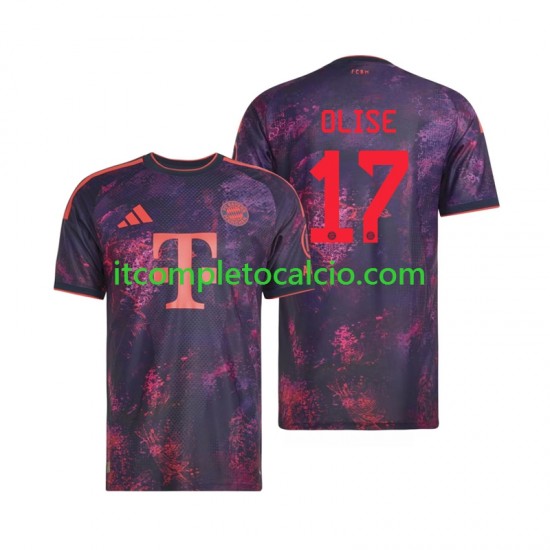Maglia FC Bayern München Michael Olise 17 Terza Divisa 2026-2027 Manica Corta ,Uomo Maglia FC Bayern München Michael Olise 17 Terza Divisa 2026-2027 Manica Corta ,Uomo