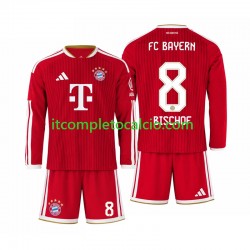Maglia FC Bayern München Tom Bischof 8 Divisa Home 2026-2027 Manica Lunga ,Bambino Maglia FC Bayern München Tom Bischof 8 Divisa Home 2026-2027 Manica Lunga ,Bambino