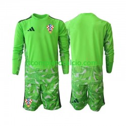 Maglia Croazia Portiere Divisa Home 2026-2027 Manica Lunga ,Bambino