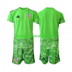 Maglia Croazia Portiere Divisa Home 2026-2027 Manica Corta ,Bambino