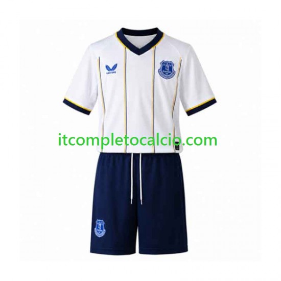 Maglia Everton Divisa Away 2026-2027 Manica Corta ,Bambino