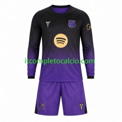 Maglia FC Barcelona Divisa Away 2026-2027 Manica Lunga ,Bambino