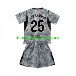 Maglia FC Barcelona Dominik Livakovic 25 Portiere Divisa Away 2026-2027 Manica Corta ,Bambino
