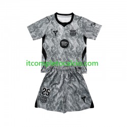 Maglia FC Barcelona Dominik Livakovic 25 Portiere Divisa Away 2026-2027 Manica Corta ,Bambino