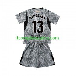 Maglia FC Barcelona Wojciech Szczesny 13 Portiere Divisa Away 2026-2027 Manica Corta ,Bambino
