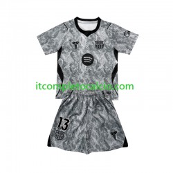 Maglia FC Barcelona Wojciech Szczesny 13 Portiere Divisa Away 2026-2027 Manica Corta ,Bambino