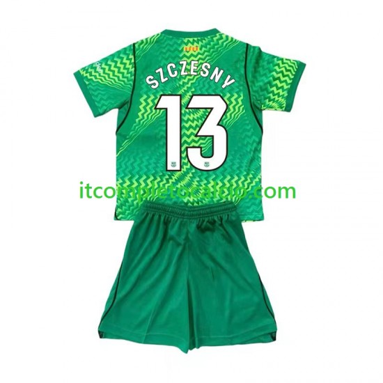 Maglia FC Barcelona Wojciech Szczesny 13 Portiere Divisa Home 2026-2027 Manica Corta ,Bambino
