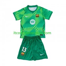 Maglia FC Barcelona Wojciech Szczesny 13 Portiere Divisa Home 2026-2027 Manica Corta ,Bambino