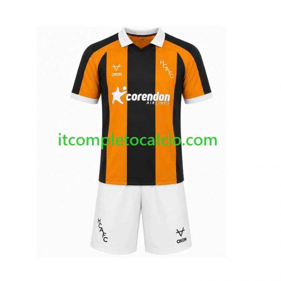 Maglia Hull City Divisa Home 2026-2027 Manica Corta ,Bambino