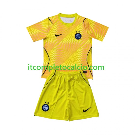 Maglia Inter Milan Portiere Divisa Home 2026-2027 Manica Corta ,Bambino