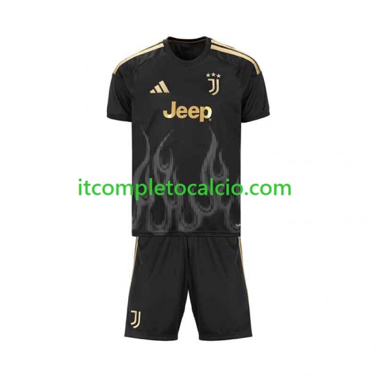 Maglia Juventus Terza Divisa 2026-2027 Manica Corta ,Bambino