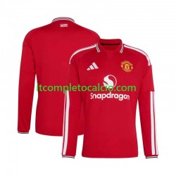 Maglia Manchester United Divisa Home 2026-2027 Manica Lunga ,Uomo Maglia Manchester United Divisa Home 2026-2027 Manica Lunga ,Uomo