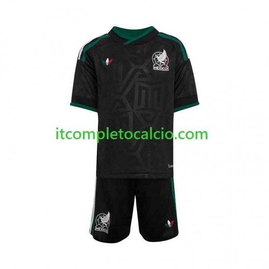 Maglia Messico Terza Divisa 2026 Manica Corta ,Bambino