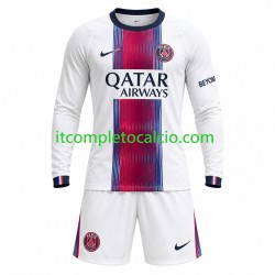 Maglia Paris Saint-Germain Divisa Away 2026-2027 Manica Lunga ,Bambino