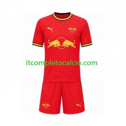 Maglia RB Leipzig Divisa Away 2026-2027 Manica Corta ,Bambino
