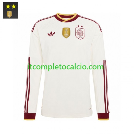 Maglia Spagna Divisa Away 2026-2027 Manica Lunga ,Uomo