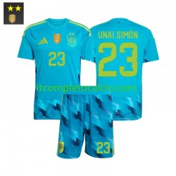 Maglia Spagna Unai Simon 23 Portiere Divisa Home 2026-2027 Manica Corta ,Bambino Maglia Spagna Unai Simon 23 Portiere Divisa Home 2026-2027 Manica Corta ,Bambino