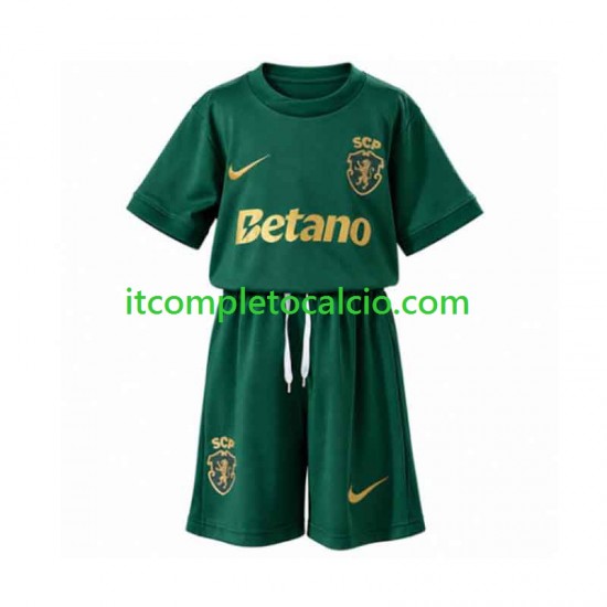 Maglia Sporting CP Special Divisa Home 2026-2027 Manica Corta ,Bambino