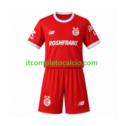 Maglia Toluca Divisa Home 2026-2027 Manica Corta ,Bambino