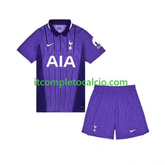 Maglia Tottenham Hotspur Terza Divisa 2026-2027 Manica Corta ,Bambino
