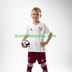 Maglia West Ham United Divisa Away 2026-2027 Manica Corta ,Bambino