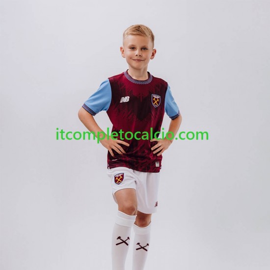 Maglia West Ham United Divisa Home 2026-2027 Manica Corta ,Bambino Maglia West Ham United Divisa Home 2026-2027 Manica Corta ,Bambino