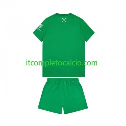 Maglia West Ham United Portiere Divisa Home 2026-2027 Manica Corta ,Bambino