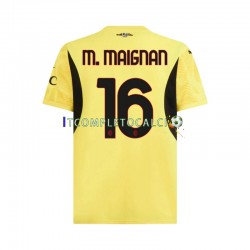 Maglia AC Milan Mike Maignan 16 Portiere Divisa Away 2024-2025 Manica Corta ,Uomo