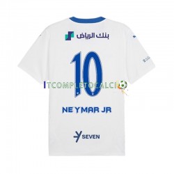 Maglia Al-Hilal Neymar JR 10 Divisa Away 2024-2025 Manica Corta ,Uomo