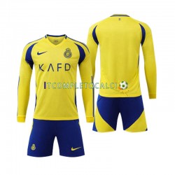 Maglia Al-Nassr Divisa Home 2024-2025 Manica Lunga ,Bambino Maglia Al-Nassr Divisa Home 2024-2025 Manica Lunga ,Bambino